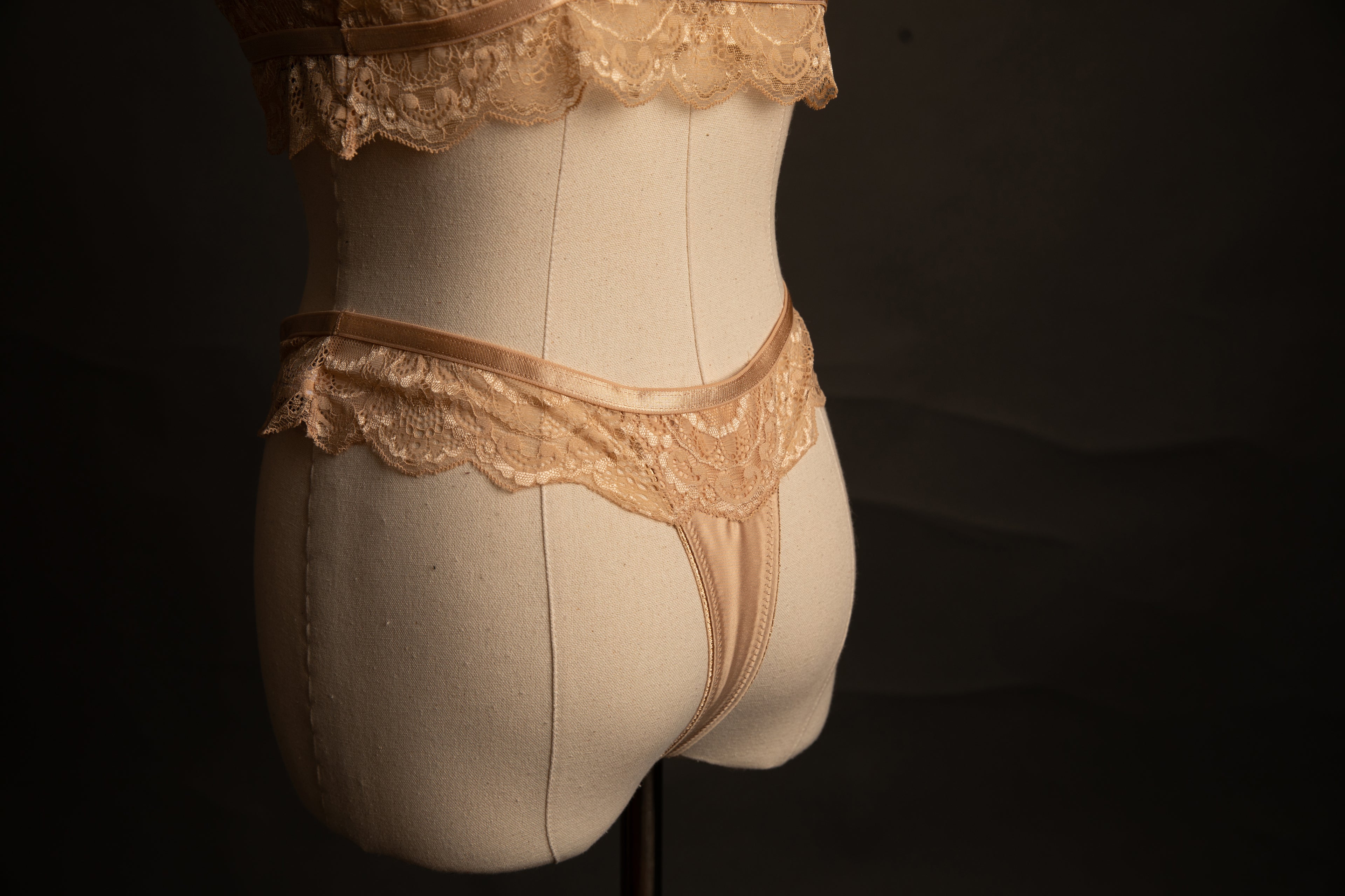 Laura Bralette in Frosted Almond