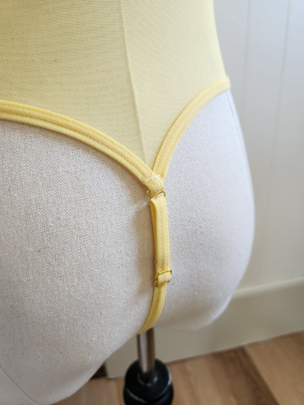 Daffney Embroidered Teddy in Buttercup image 7