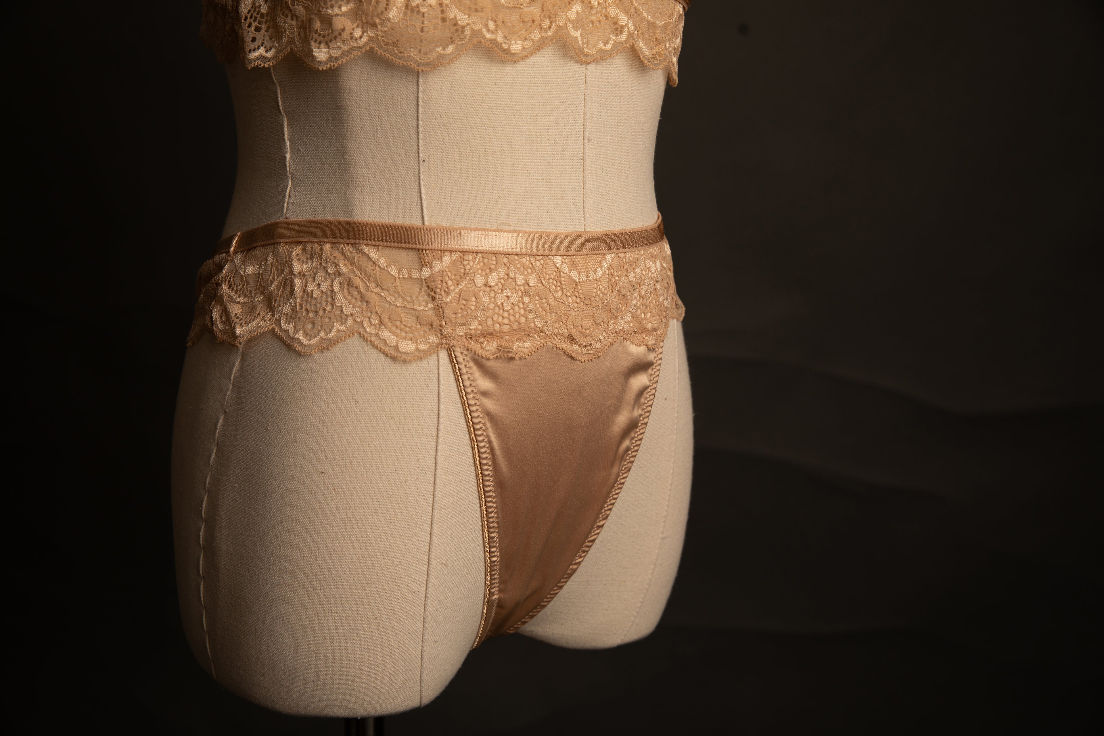 Laura Bralette in Frosted Almond