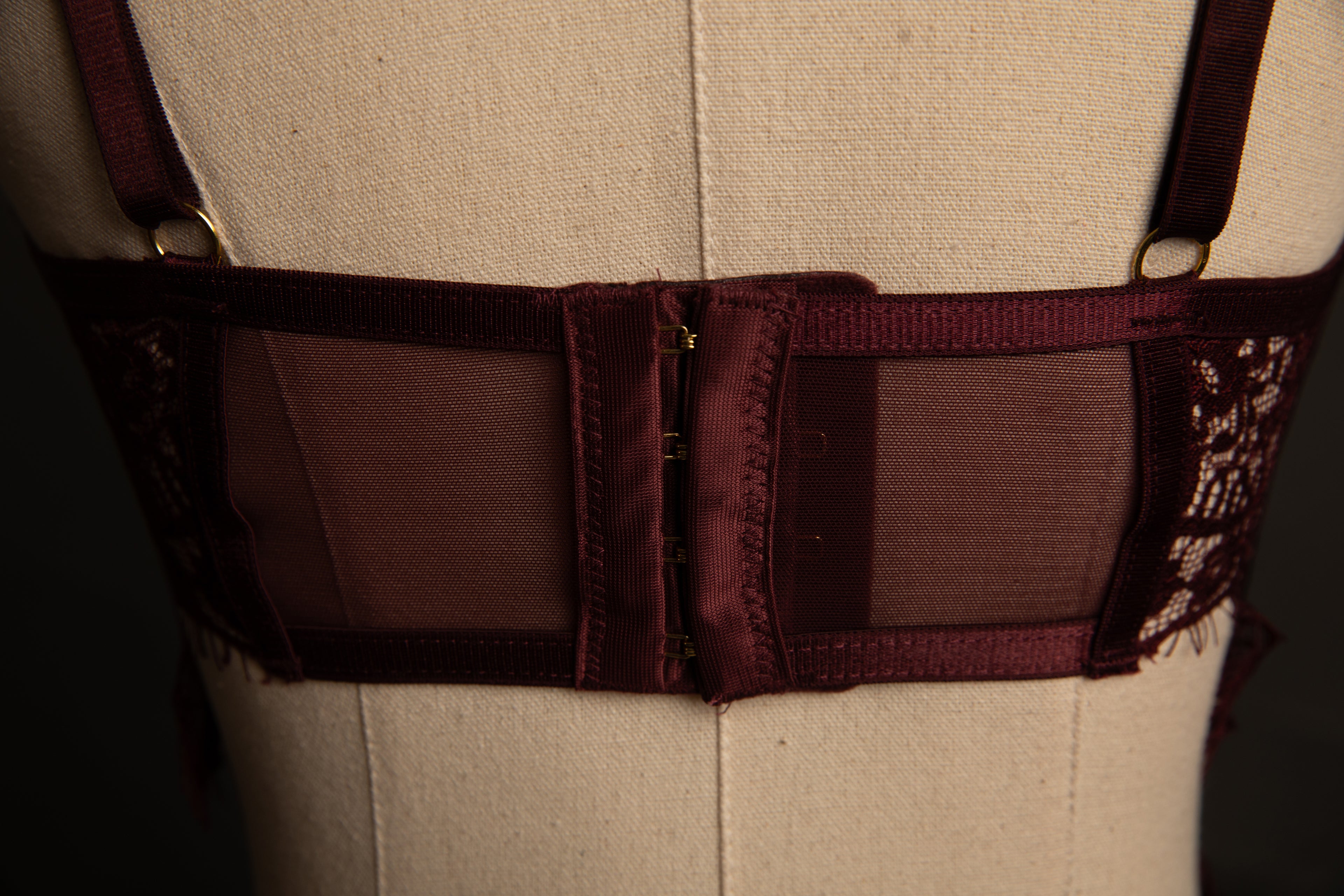 Kinsley Burgundy Lace Set