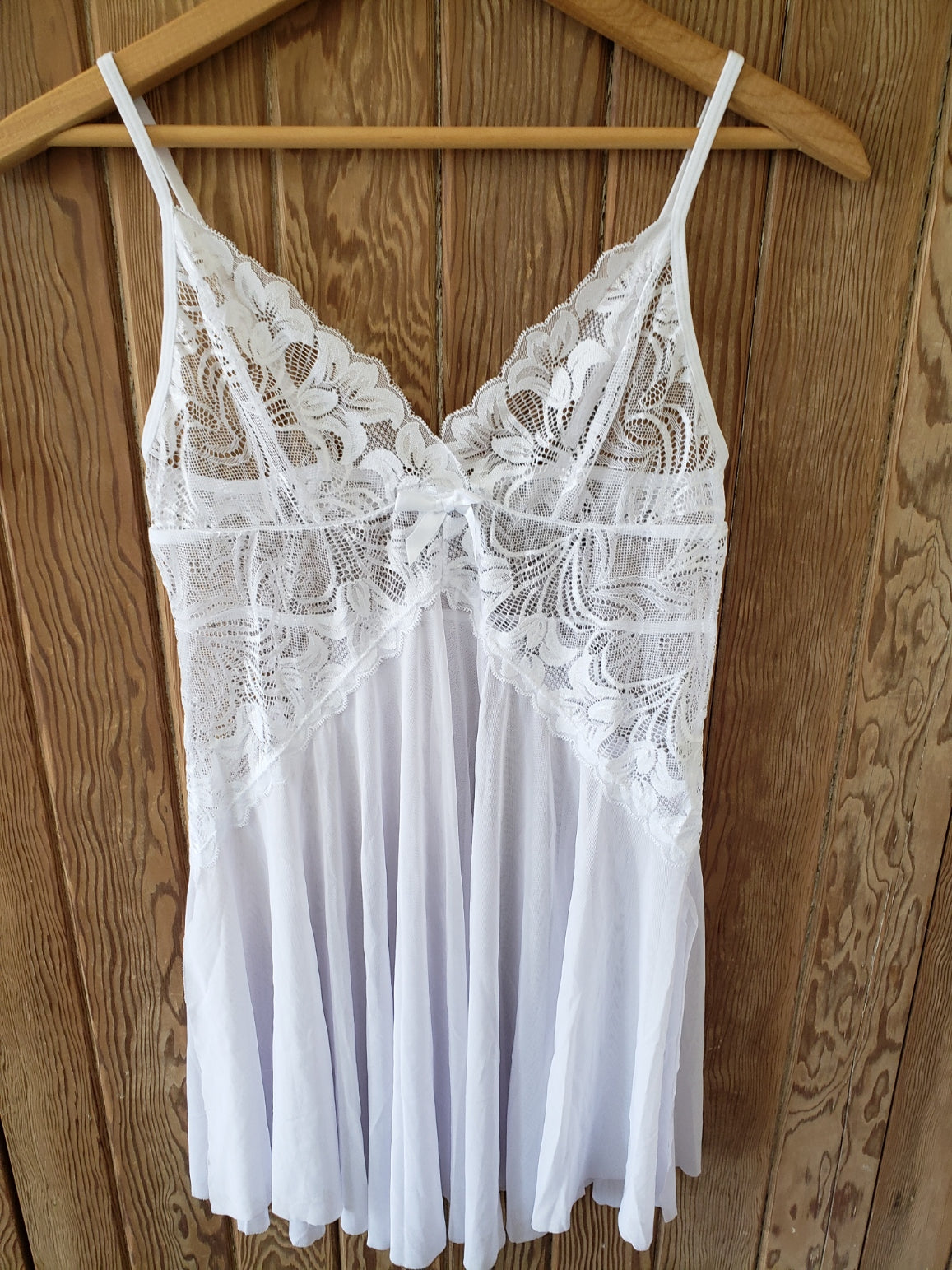 White Lace Babydoll Set image 9