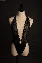 Sadie Plunge Teddy in Black