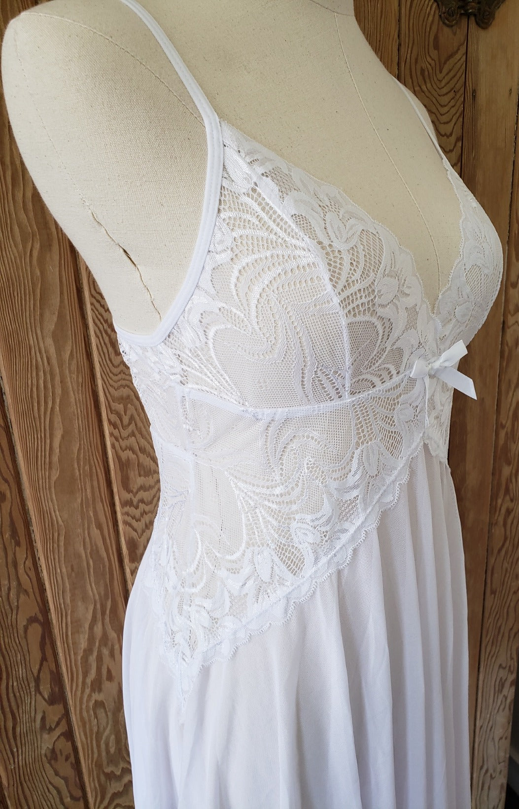 White Lace Babydoll Set image 1