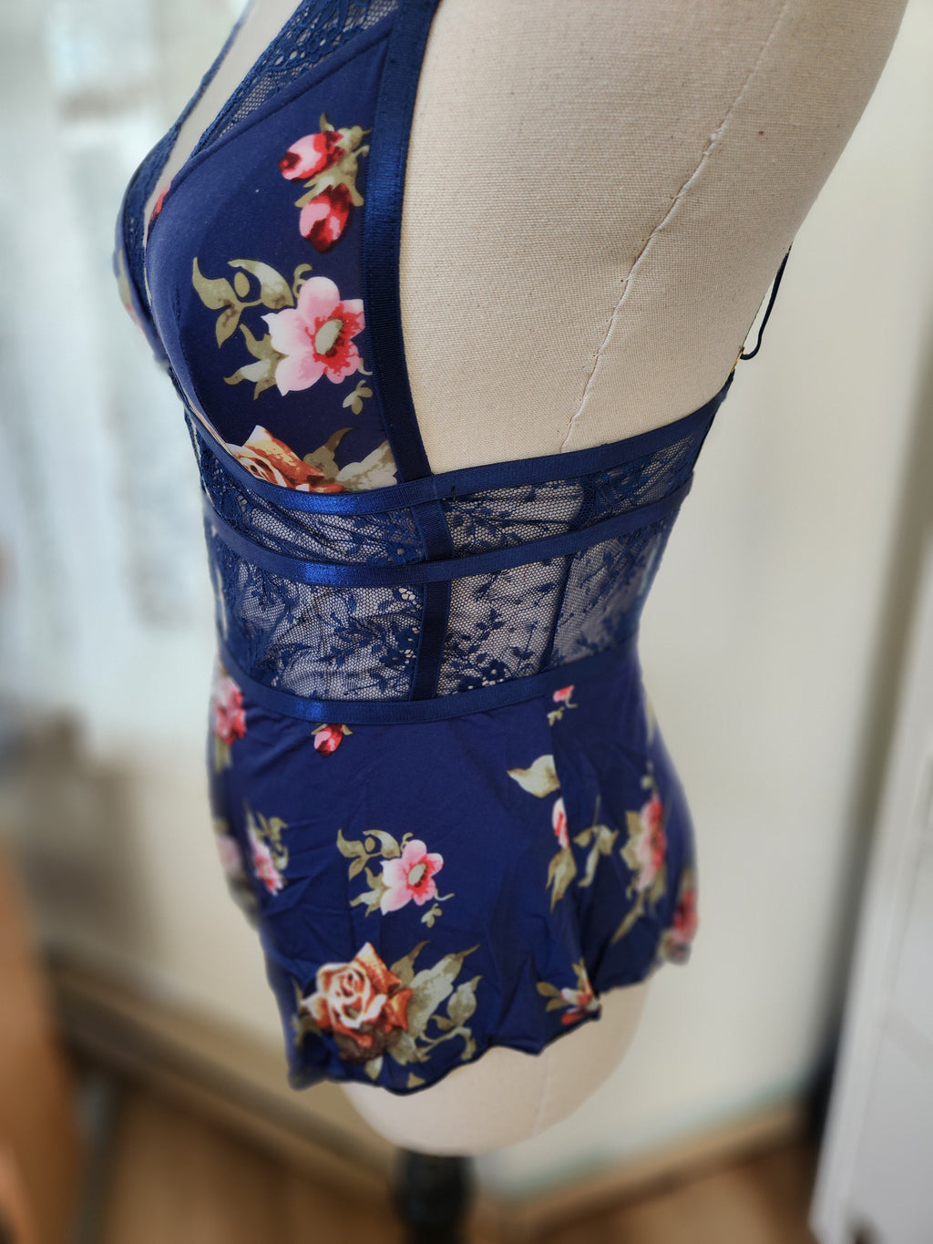 Naeva Romper in Navy Floral image 5