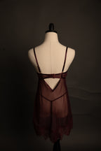 Kinsley Babydoll in Burgundy
