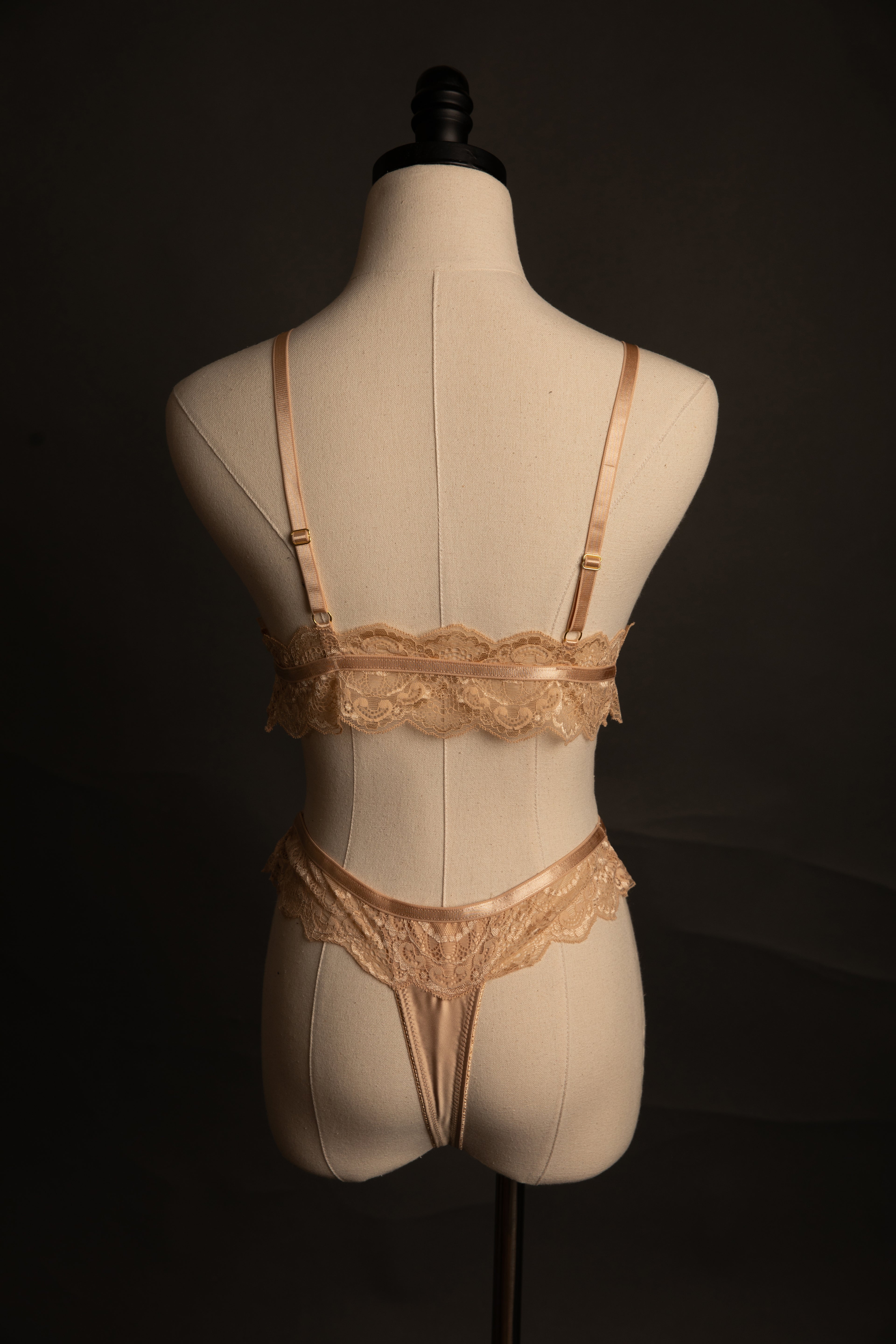 Laura Bralette in Frosted Almond