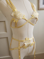 Daffney Garter Set in Buttercup image 7