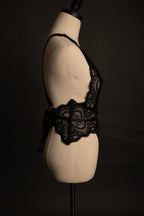 Sadie Plunge Teddy in Black