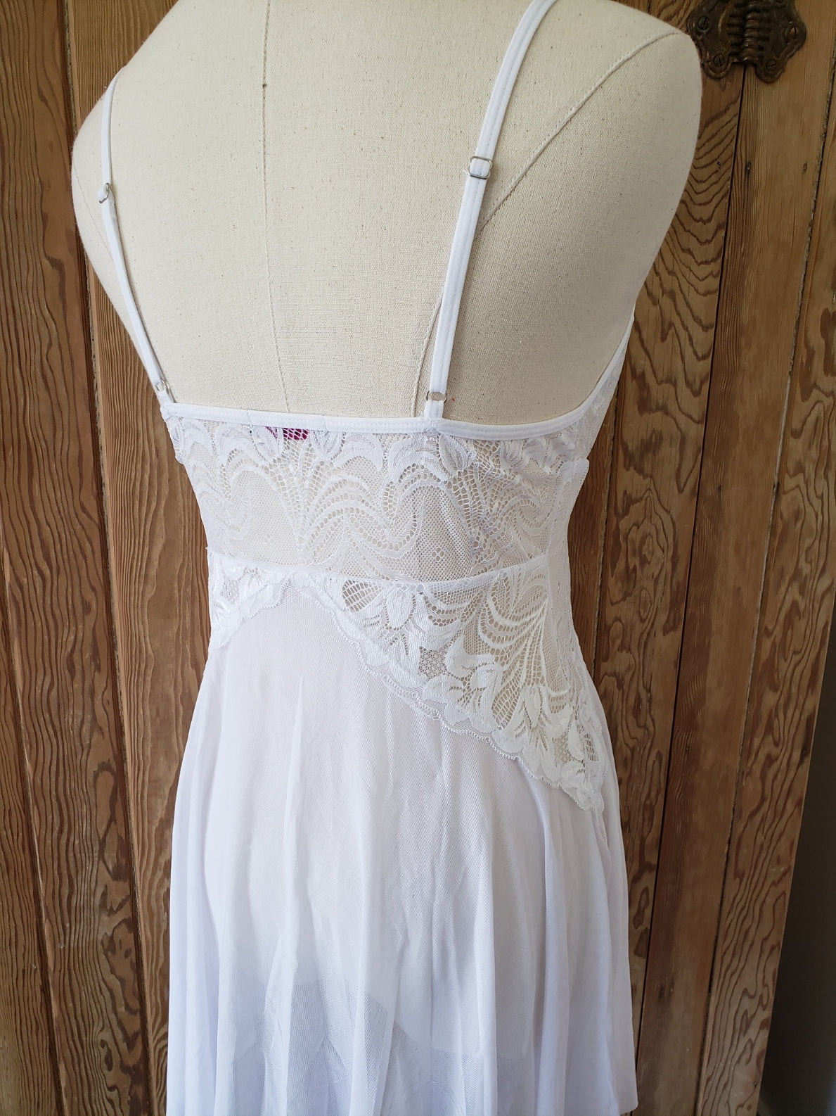 White Lace Babydoll Set image 2