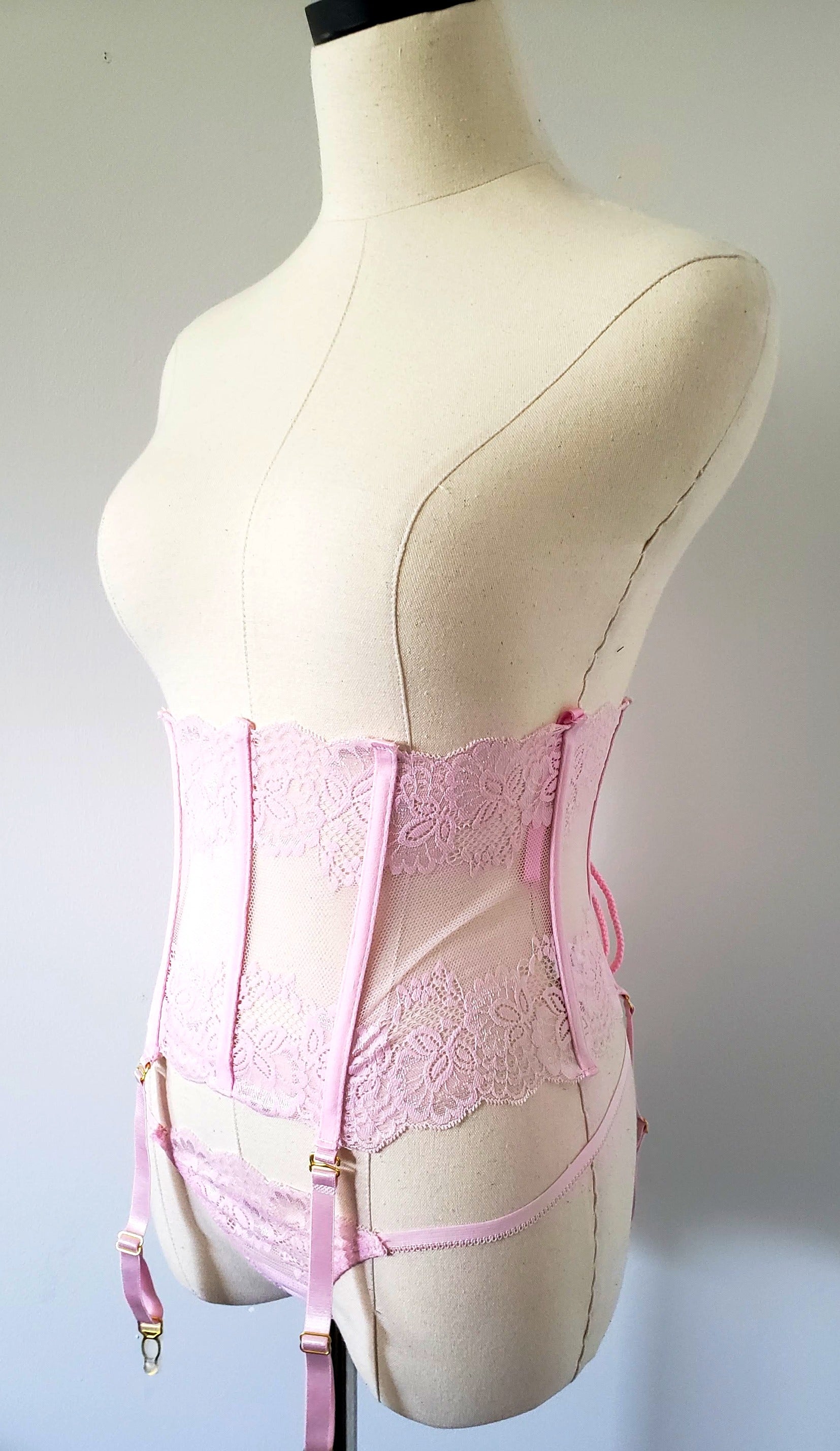 Lace Cincher in Blush image 5