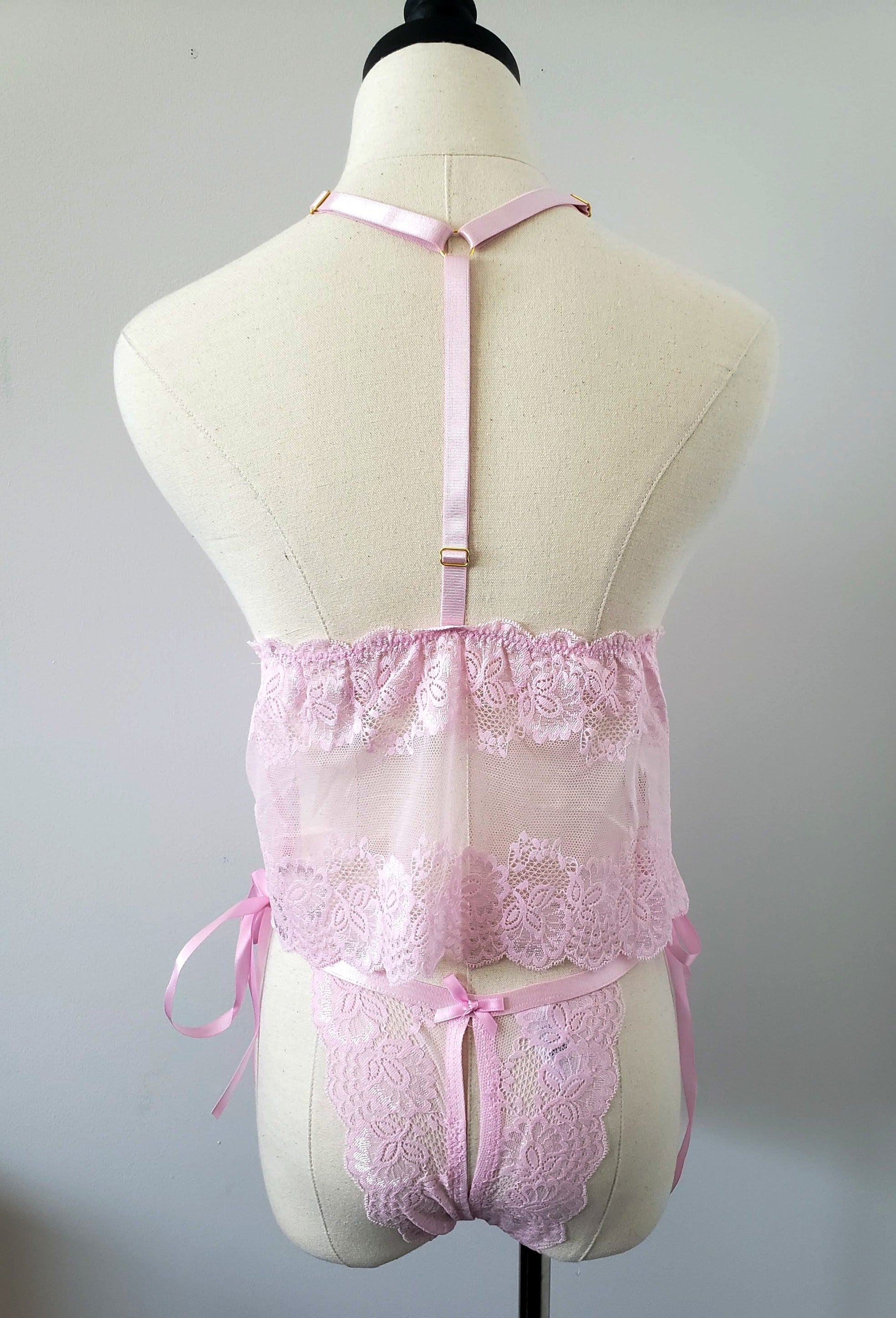 Gigi Baby Doll Set in Blush Pink image 3