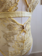 Daffney Embroidered Teddy in Buttercup image 8