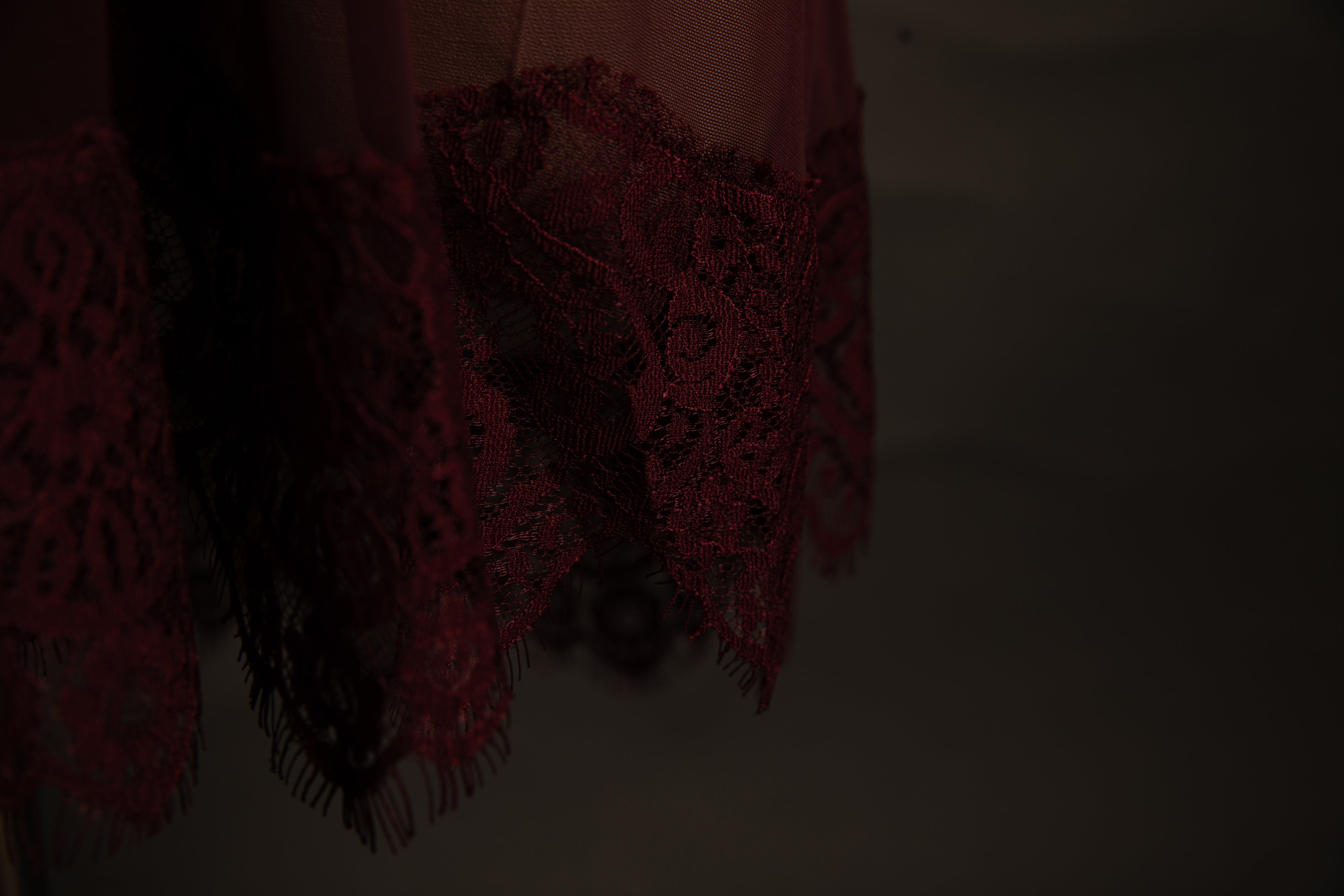 Kinsley Babydoll in Burgundy