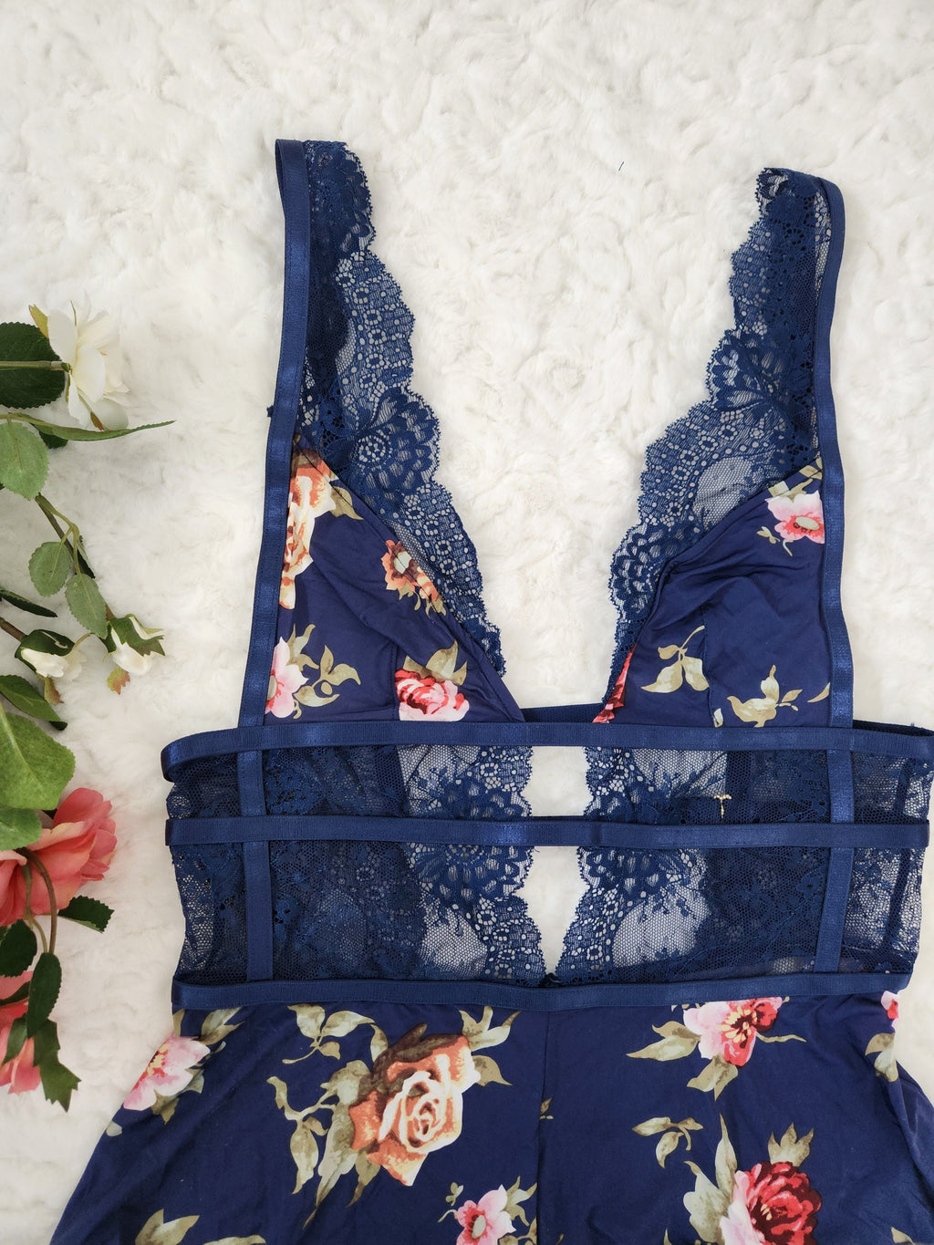 Naeva Romper in Navy Floral image 2