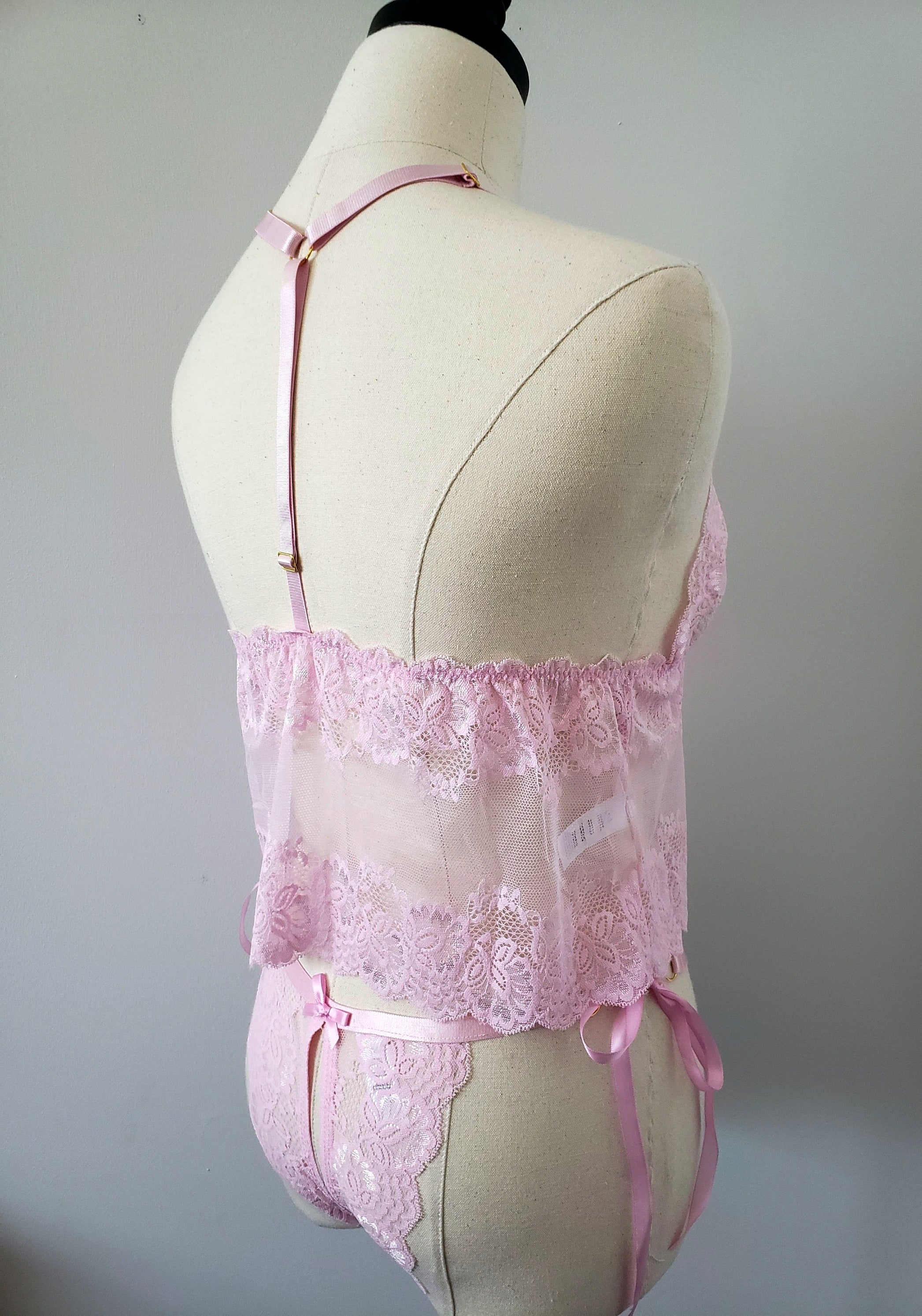 Gigi Baby Doll Set in Blush Pink image 4