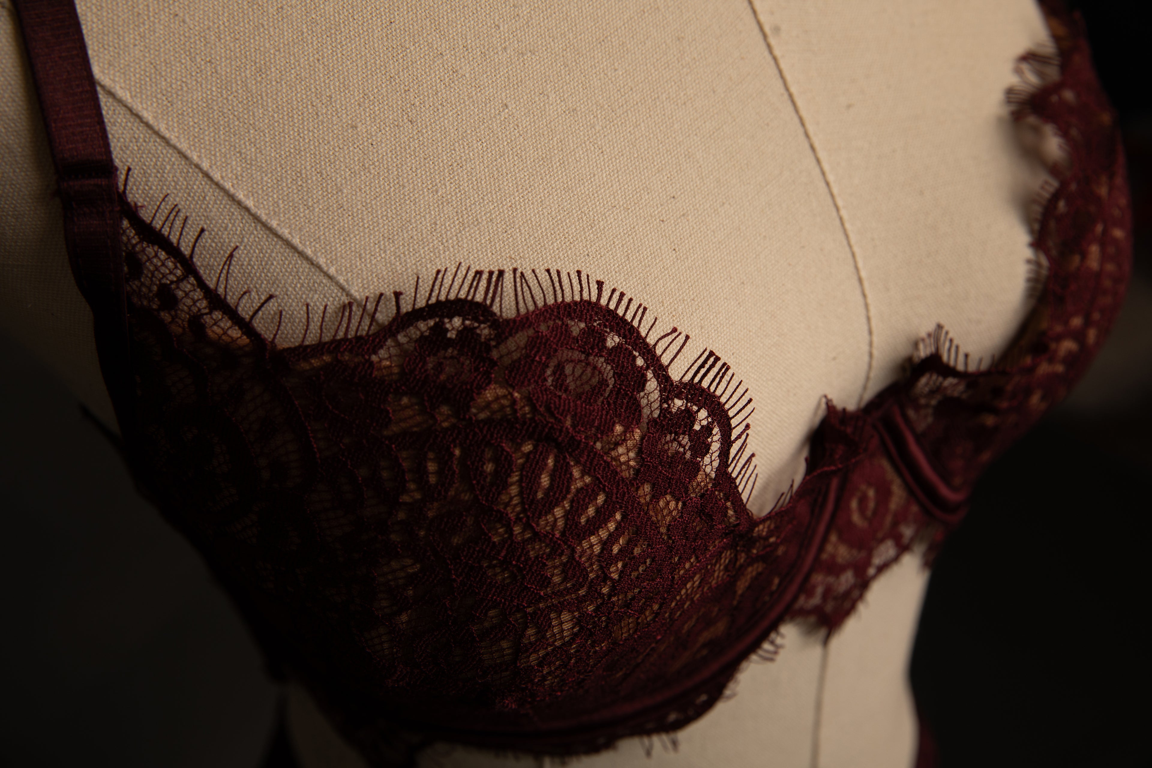 Kinsley Burgundy Lace Set