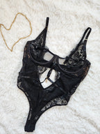 Femi Lace Teddy in Black image 0
