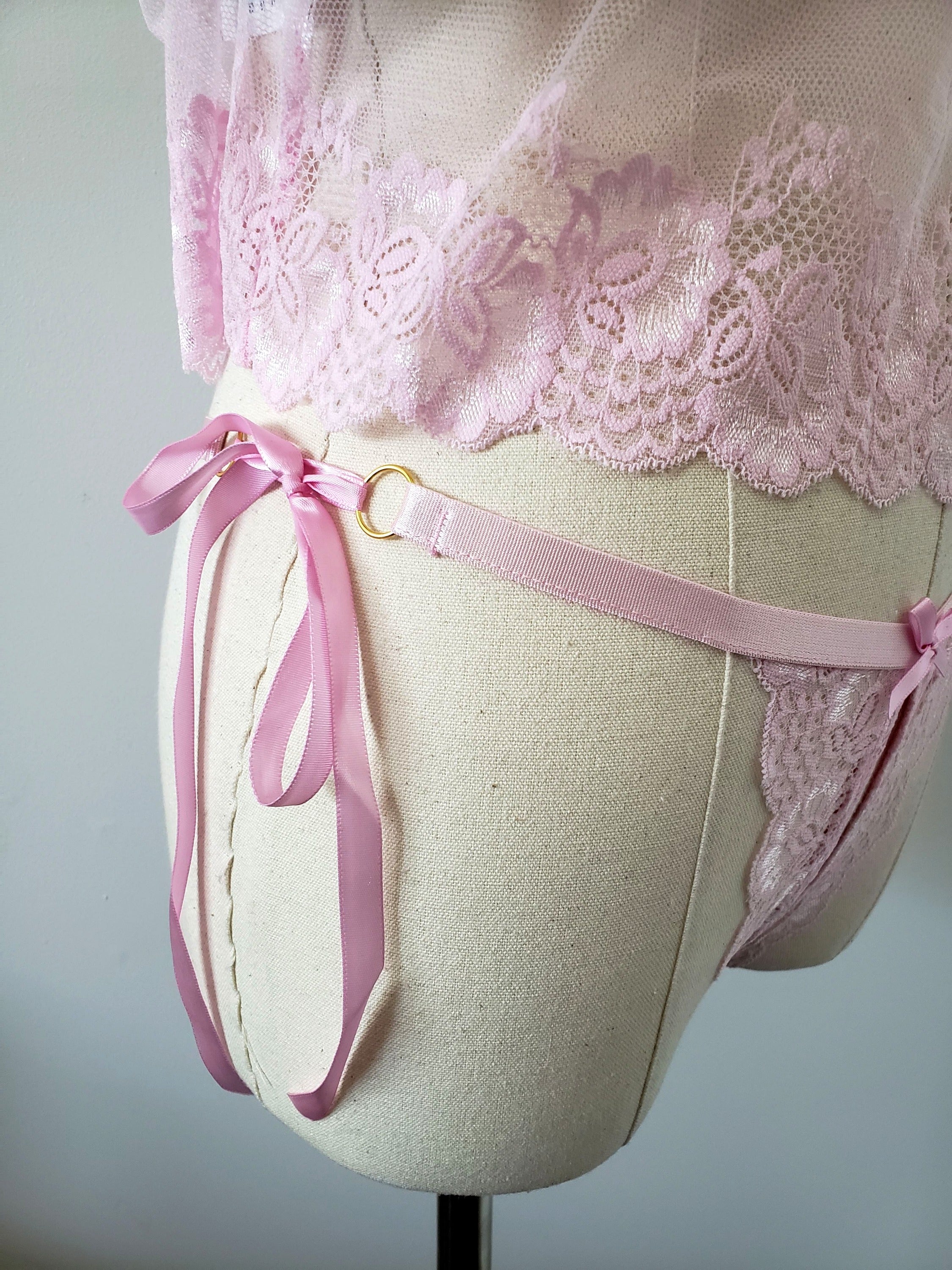 Gigi Baby Doll Set in Blush Pink image 5