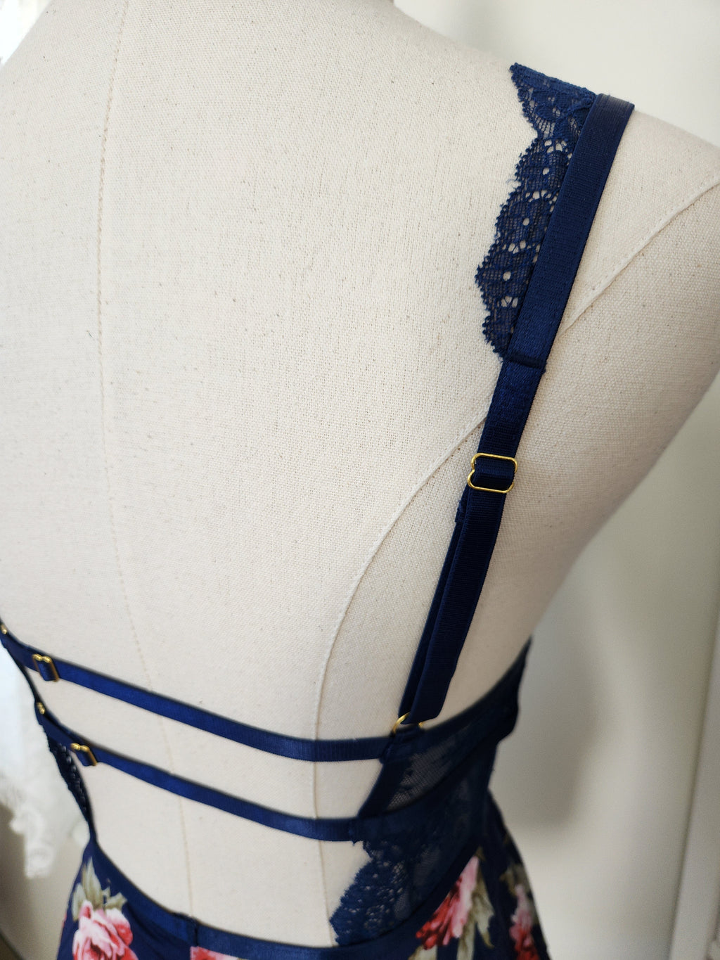 Naeva Romper in Navy Floral image 7