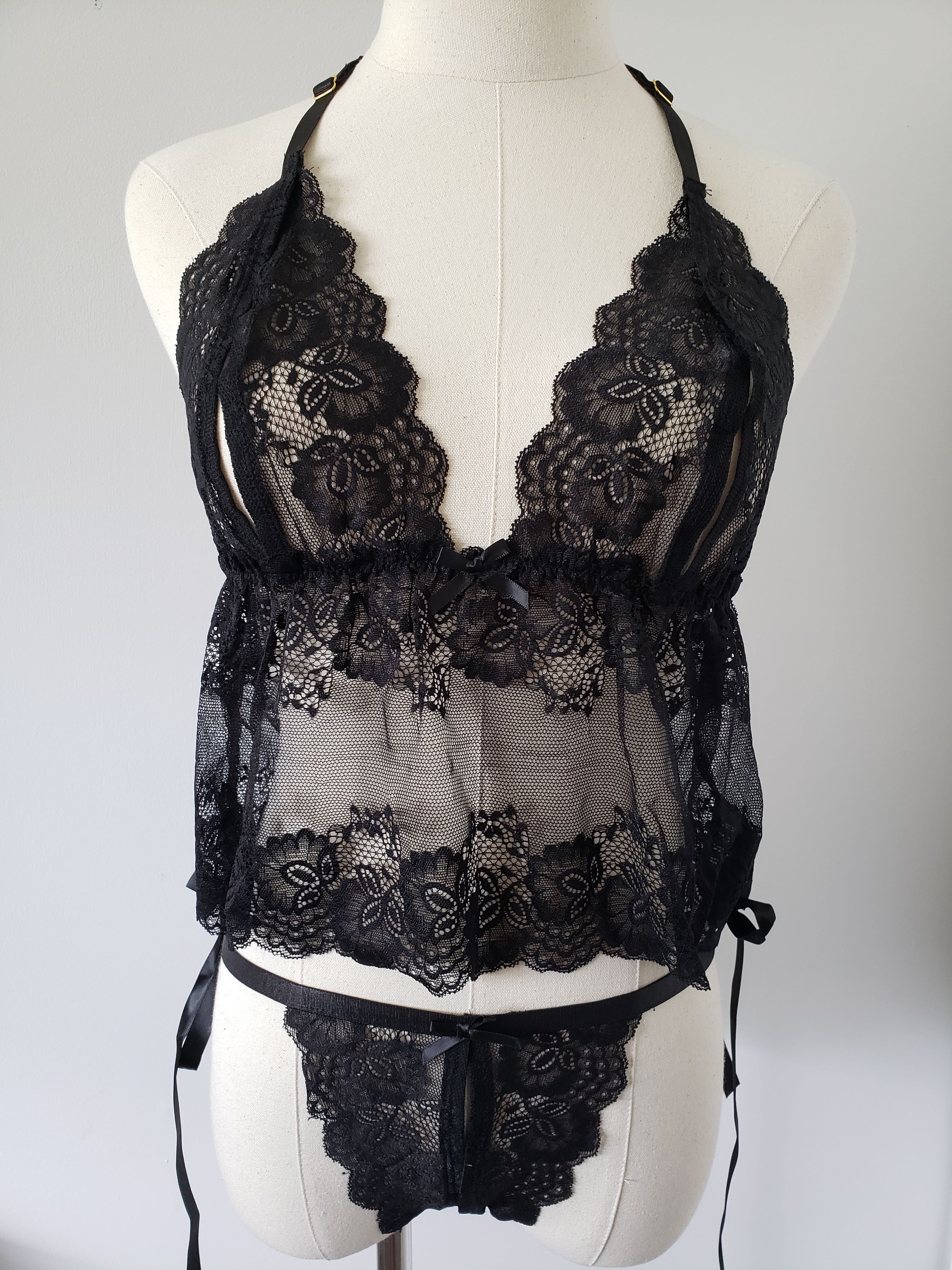 Gigi Baby Doll Set in Black image 1