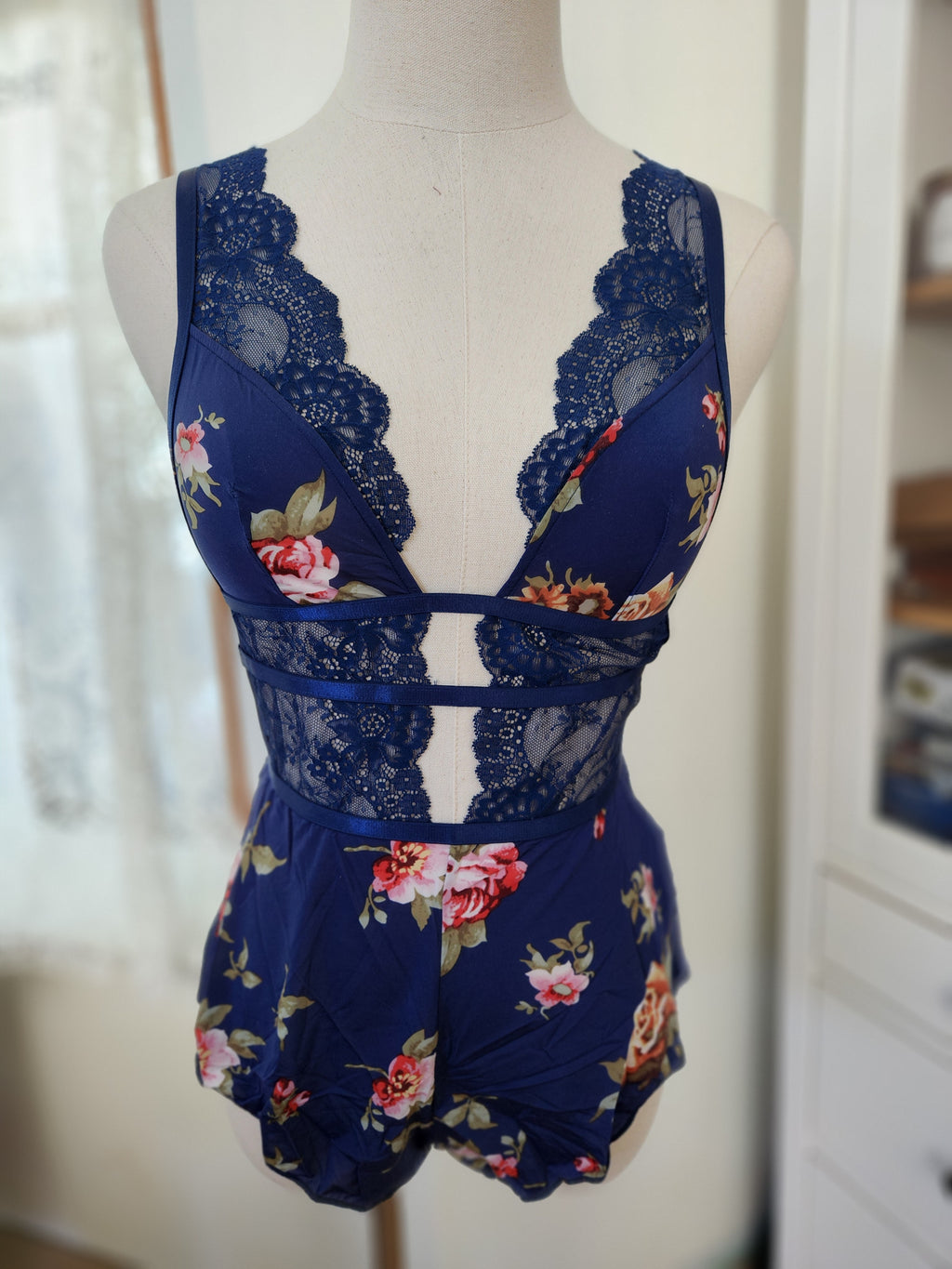 Naeva Romper in Navy Floral image 3