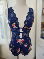 Naeva Romper in Navy Floral image 3
