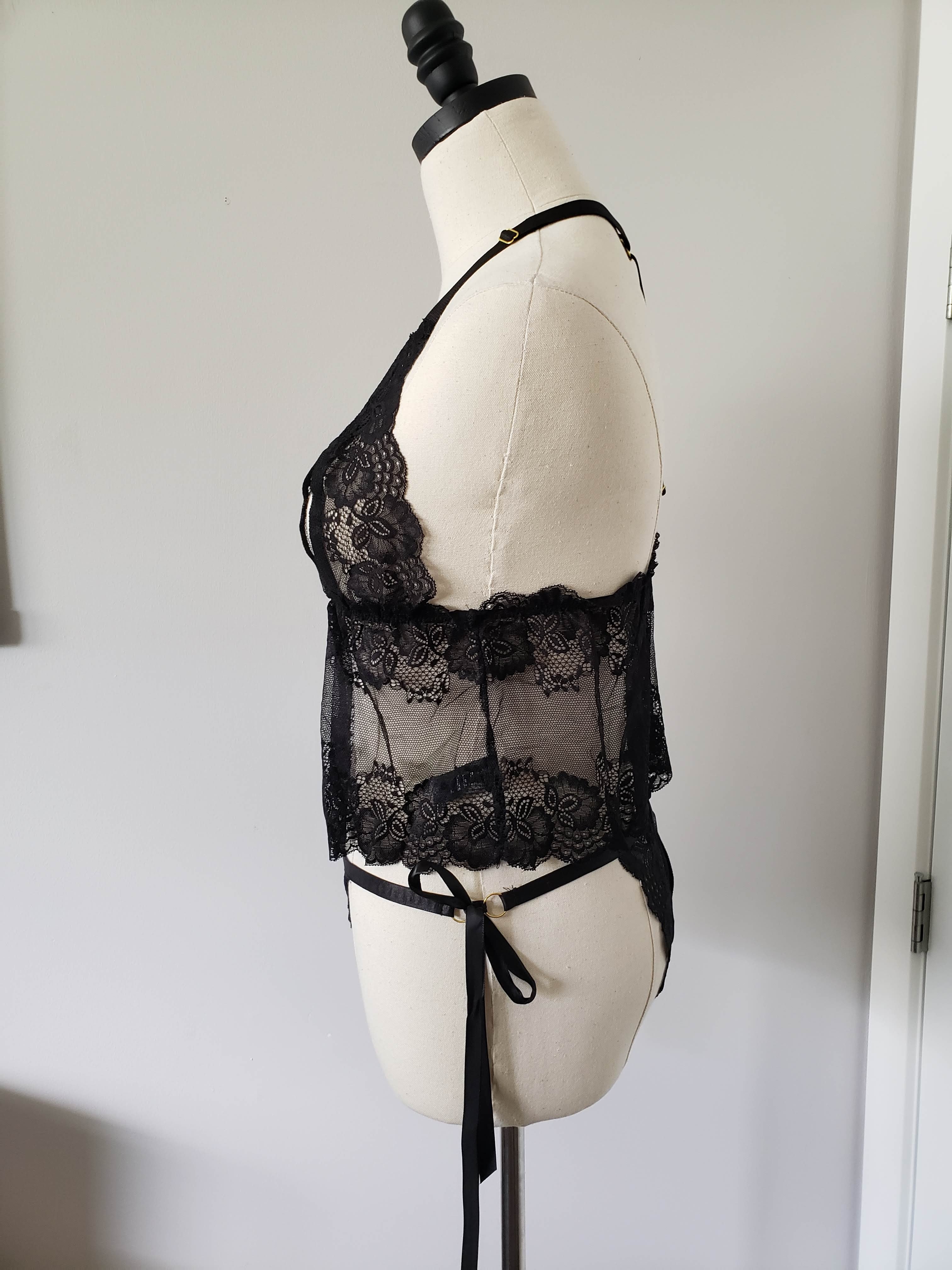 Gigi Baby Doll Set in Black image 4