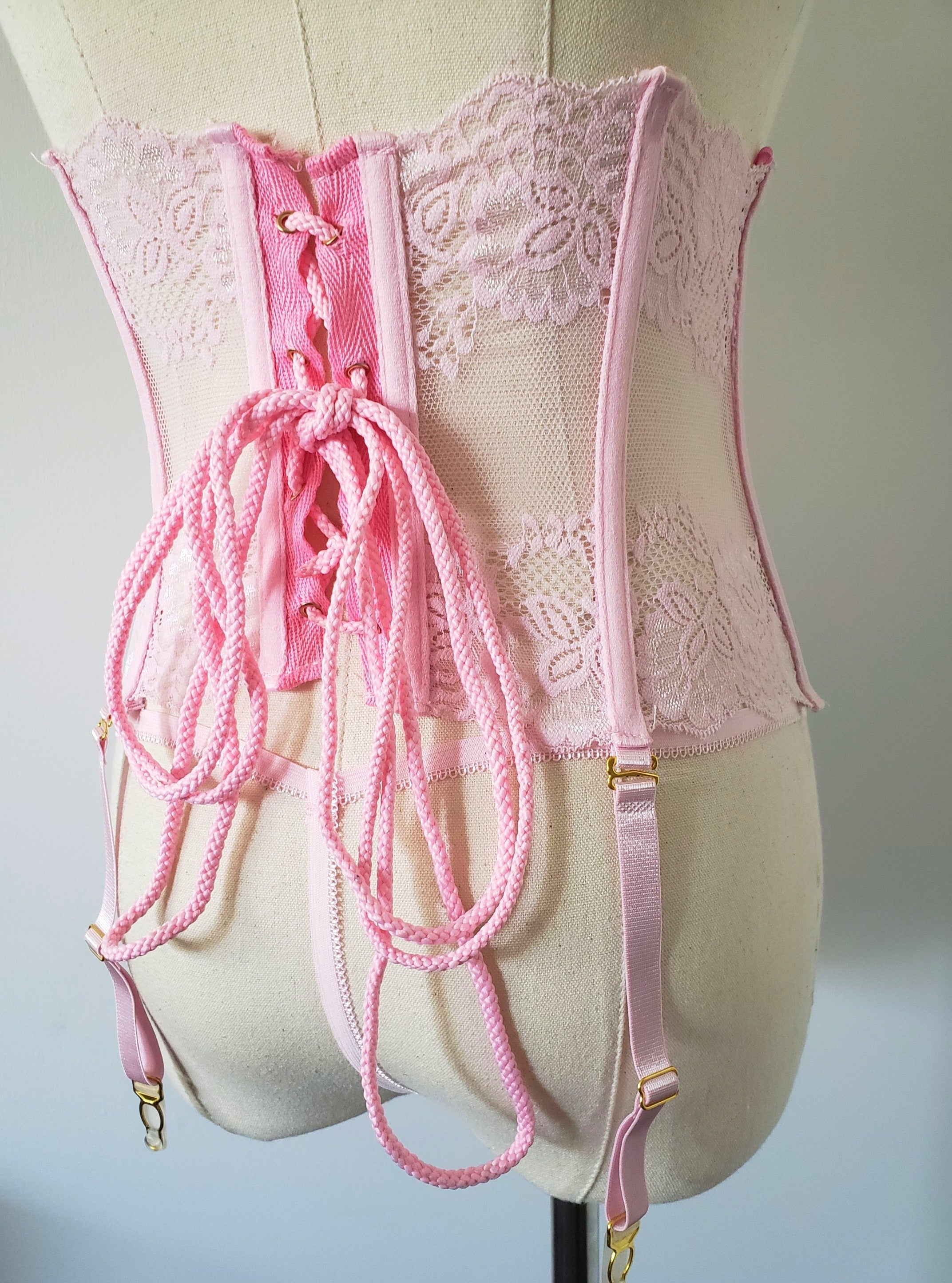 Diva Lace Cincher in Blush-Diva Plus image 7