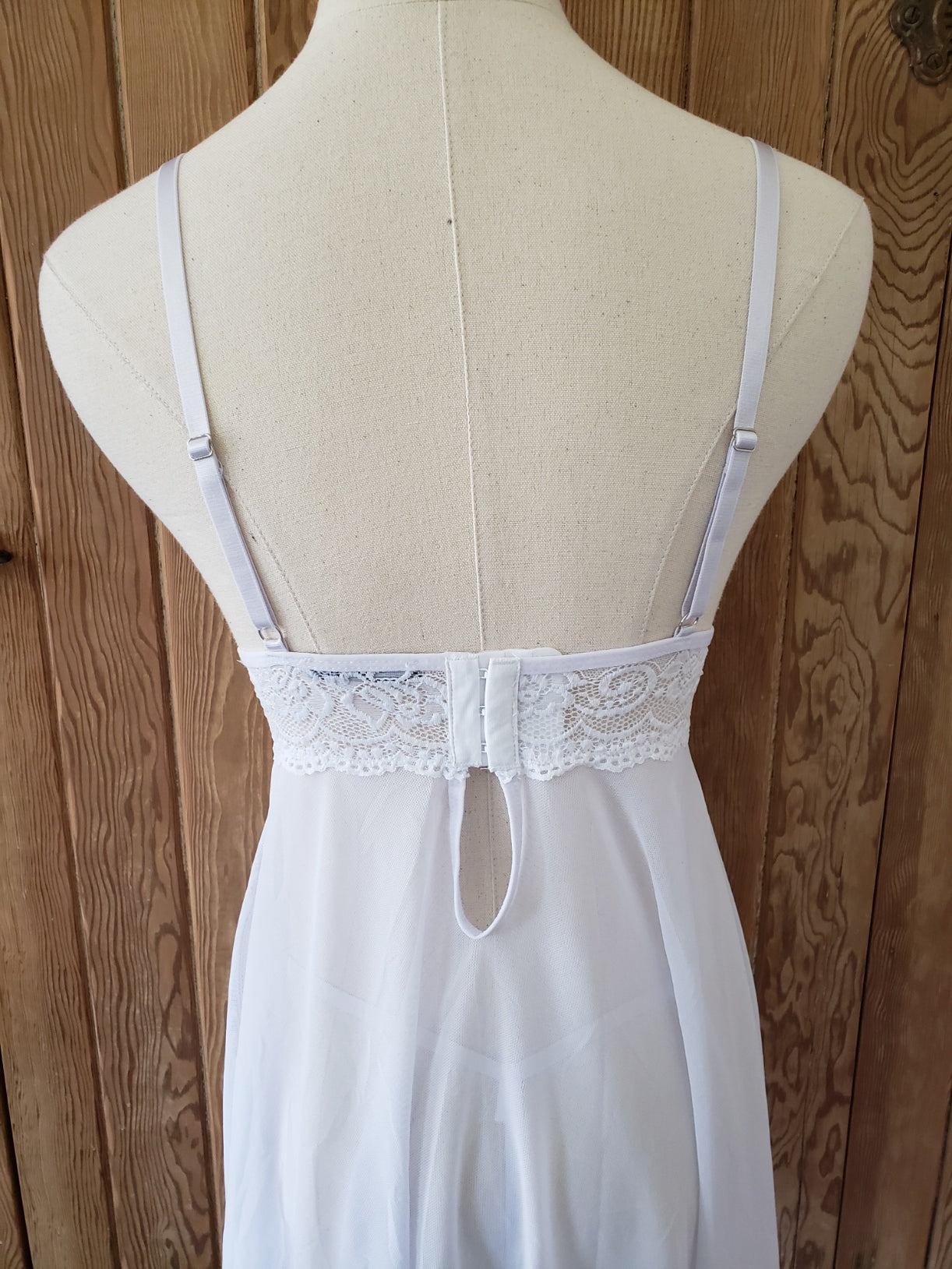 Strappy White Babydoll Set image 8