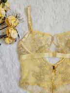 Daffney Embroidered Teddy in Buttercup image 0